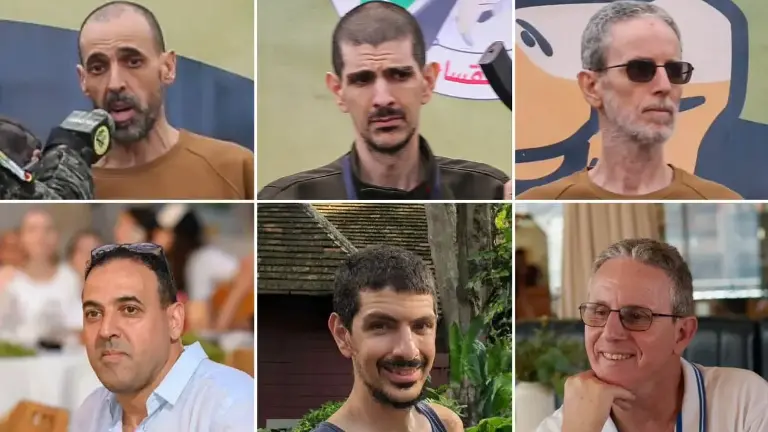 Ohad Ben Ami, de 56 años, Eli Sharabi, de 52, y Or Levy, de 34, fueron tomados como rehenes durante el ataque de Hamás del 7 de octubre de 2023.