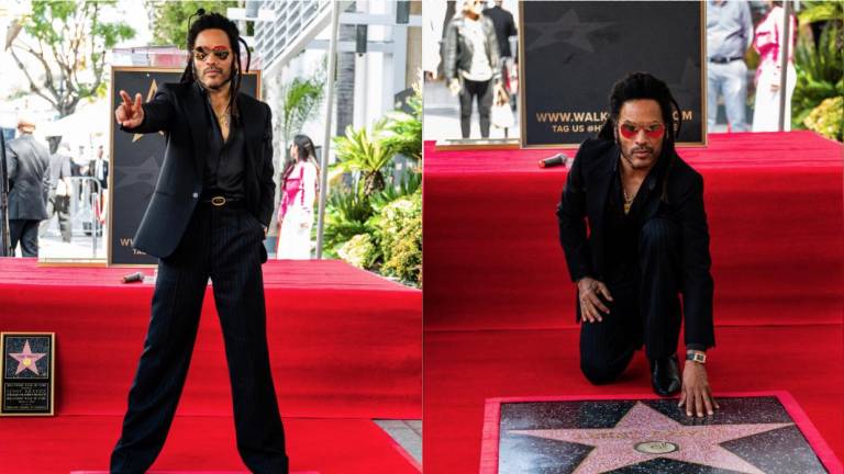 Recibe Lenny Kravitz su propia estrella en el Paseo de la Fama de Hollywood