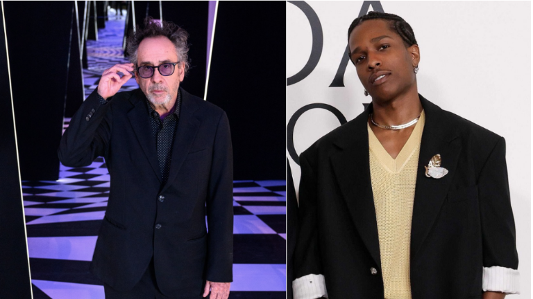 Tim Burton participa junto a A$AP Rocky.