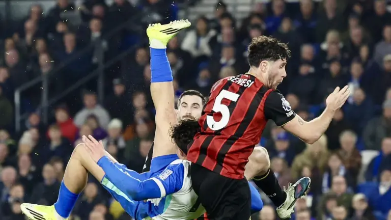 Brighton le arrebató el triunfo al Bournemouth, en el cierre de la jornada 22 de la Premier League.