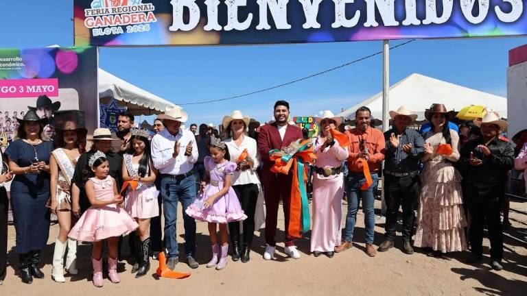 Inauguraron la Feria Regional Ganadera Elota 2026.