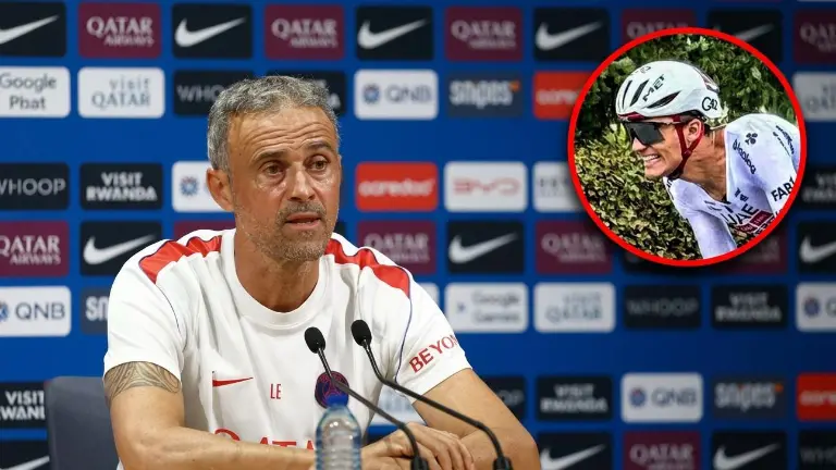 Luis Enrique elogia la valentía y el histórico año del ciclista mexicano Isaac del Toro.