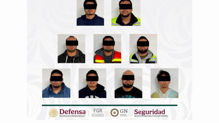 Detenidos en San Luis Potosí de una presunta célula dedicada al robo de autotransporte.