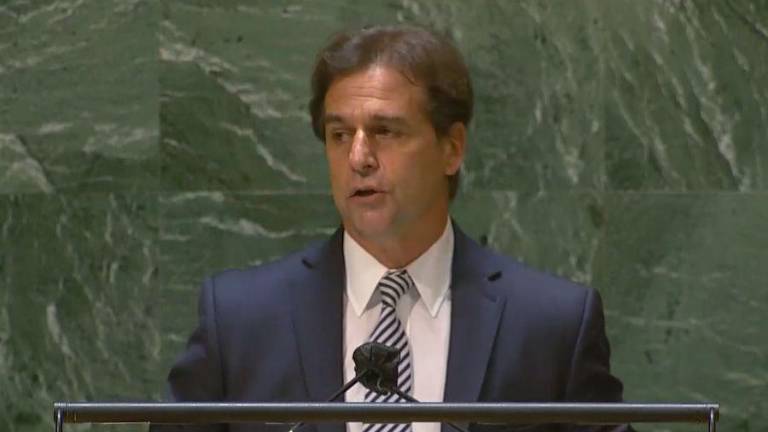 El presidente de Uruguay, Luis Lacalle.