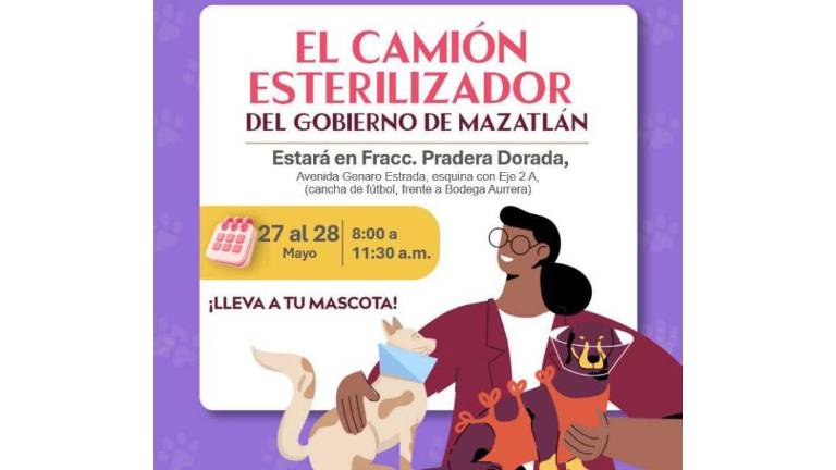 Campaña de esterilización de mascotas en la Colonia Pradera Dorada.