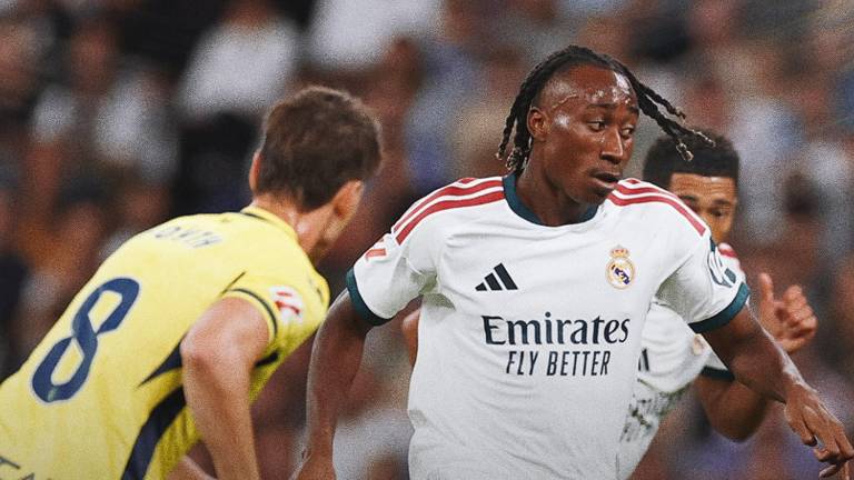 Diomande se estrena como goleador con el Real Madrid.