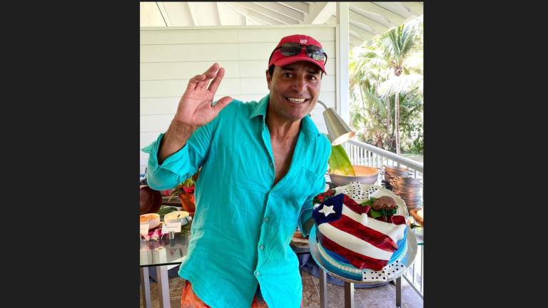 Chayanne cumple 54 años y lo celebra en Puerto Rico.