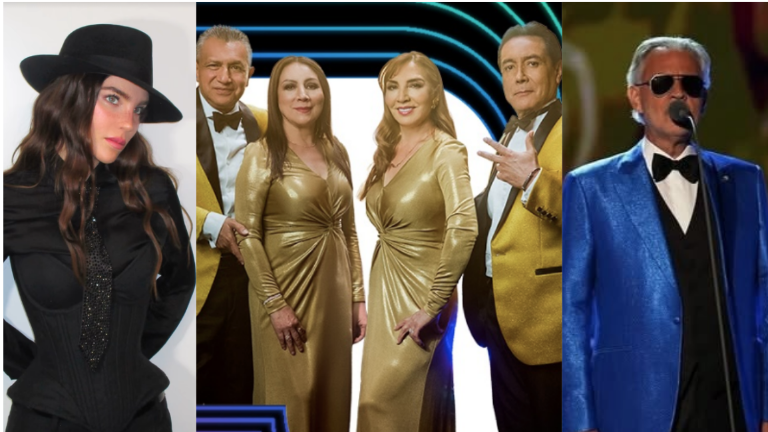 Belinda, Los Ángeles Azules y Andrea Bocelli.