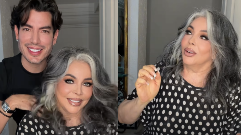 Verónica Castro presenta nuevo look.