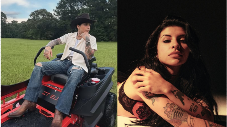 Christian Nodal y Cazzu.