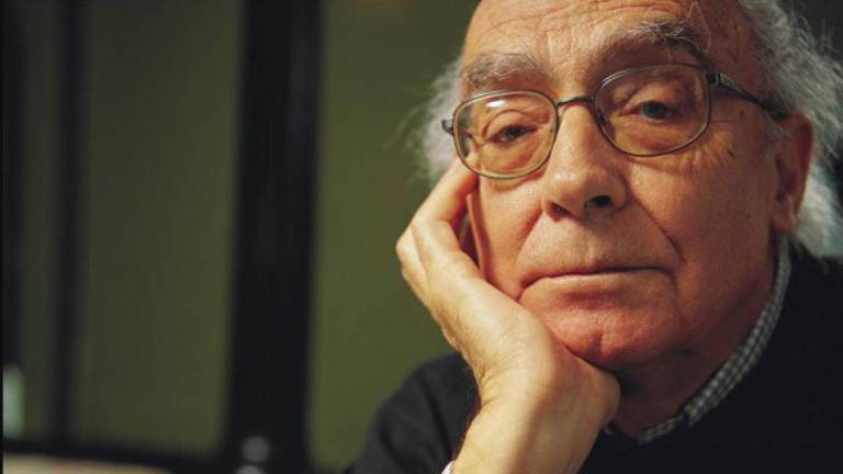 José Saramago, Premio Nobel de Literatura en 1998.