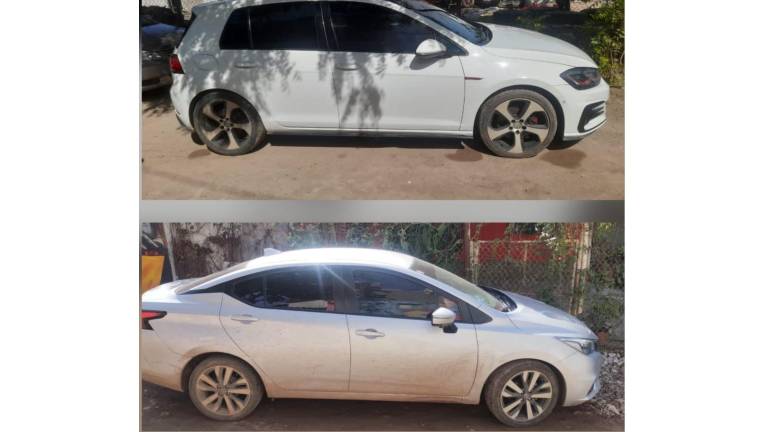 Los autos decomisados quedaron bajo resguardo oficial.