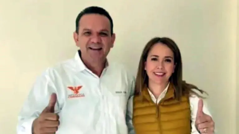Los diputados locales por Movimiento Ciudadano agredidos en Culiacán, Sergio Torres Félix y Elizabeth Montoya Ojeda.