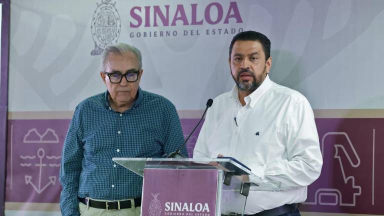 El Gobernador de Sinaloa Rubén Rocha Moya y el Secretario de Agricultura Ismael Bello Esquivel, hablan del apoyo al campo.