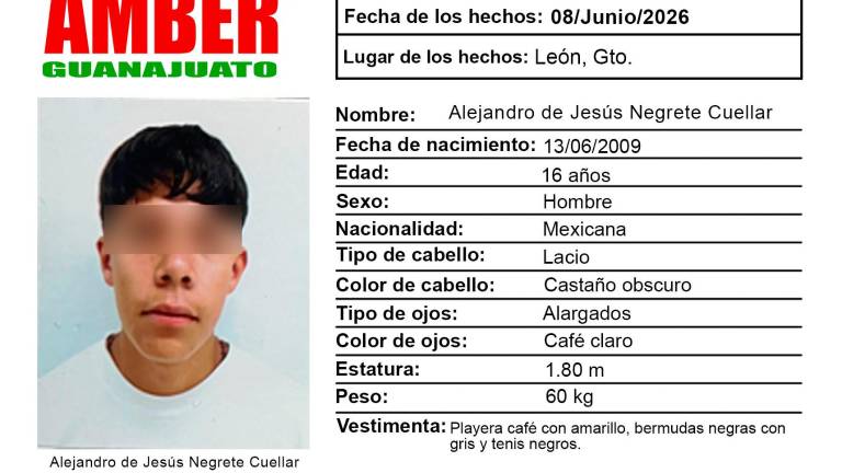 La Fiscalía de Guanajuato mantiene abierta la investigación por la muerte de Alejandro de Jesús Negrete, de 16 años.