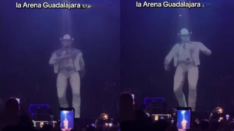 Valentín Elizalde reaparece como holograma en Guadalajara