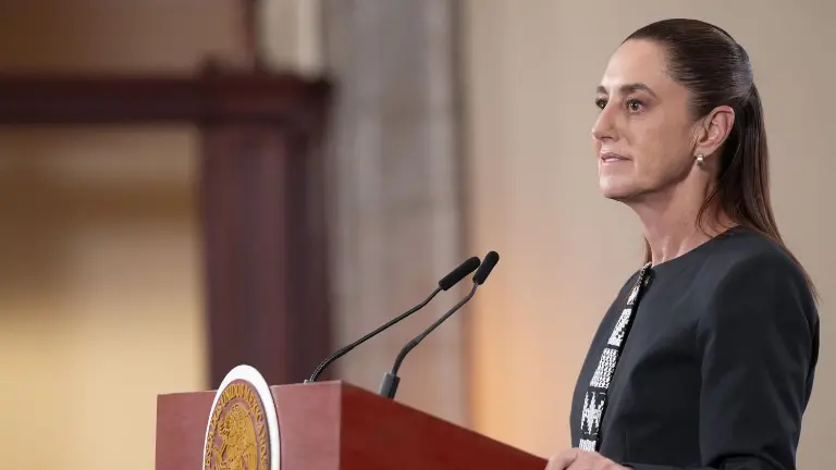 La Presidenta de México Claudia Sheinbaum Pardo encabeza homenaje a militares caídos durante operativo de “El Mencho”.