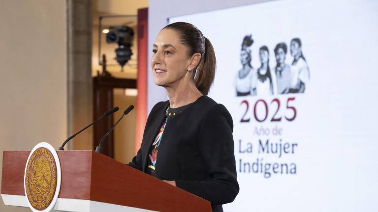 La Presidenta de México Claudia Sheinbaum Pardo habla de las aguas residuales en la frontera con Estados Unidos.