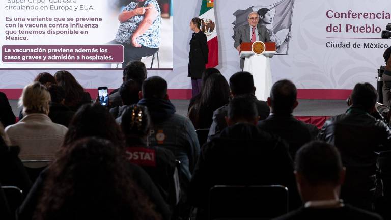 La Secretaría de Salud descarta alerta sanitaria por la nueva variante de influenza, llamada “supergripe”.