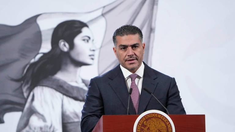 Omar García Harfuch habla de las investigaciones sobre el asesinato del Alcalde de Uruapan, Carlos Manzo.