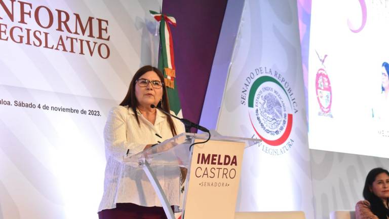 Imelda Castro destaca en quinto informe reducción de edad necesaria para ocupar cargos públicos