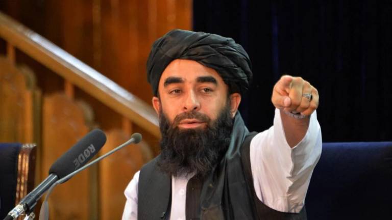 Zabiullah Mujahid, portavoz de los talibanes.