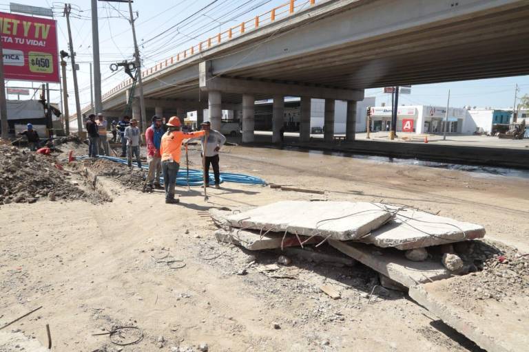 Podrían entregar inconcluso puente vial del Libramiento Colosio, en Mazatlán