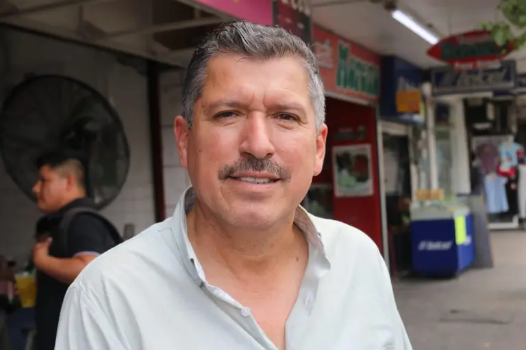 Óscar Sánchez Beltrán, presidente de la Unión de Comerciantes de Culiacán.