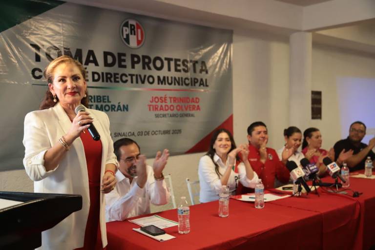 Maribel Chollet asume la dirigencia del PRI en Mazatlán con el reto de revitalizar al partido