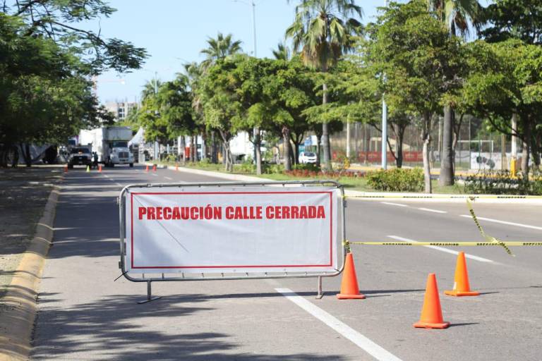 Avanza cierre de vialidades en avenidas Leonismo y Reforma por el Gran Maratón Mazatlán