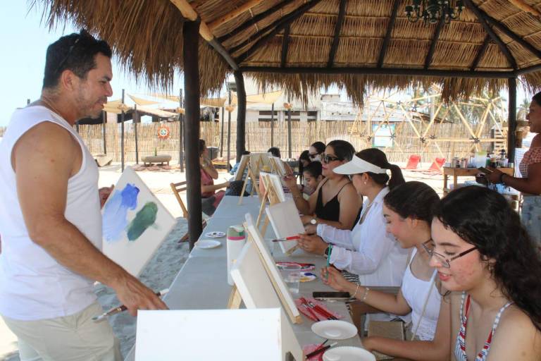 El pintor Sergio Ramírez ofrece su primer taller en Rosario