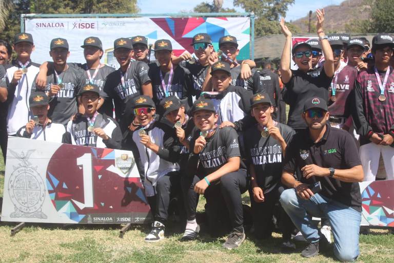 Juegan números a favor de Mazatlán y se corona bicampeón en la categoría Junior de beisbol