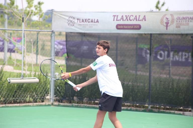 Jornada complicada para el tenis sinaloense en Huamantla
