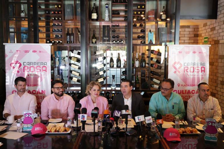 Carrera Rosa 2025: Culiacán y Mazatlán correrán por la detección oportuna del cáncer de mama