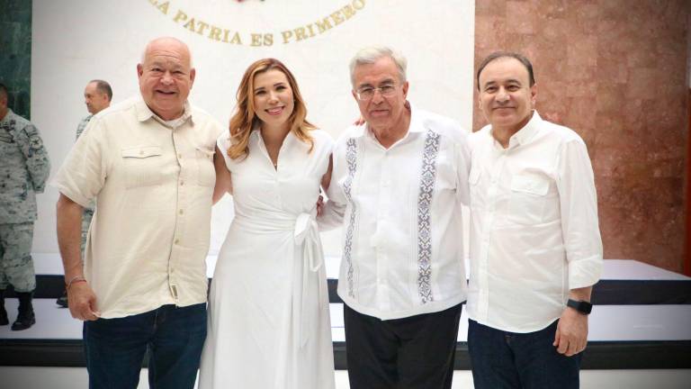 Víctor Castro Cosío, Marina del Pilar Ávila Olmedo, Rubèn Rocha Moya y Alfonso Durazo Montaño.