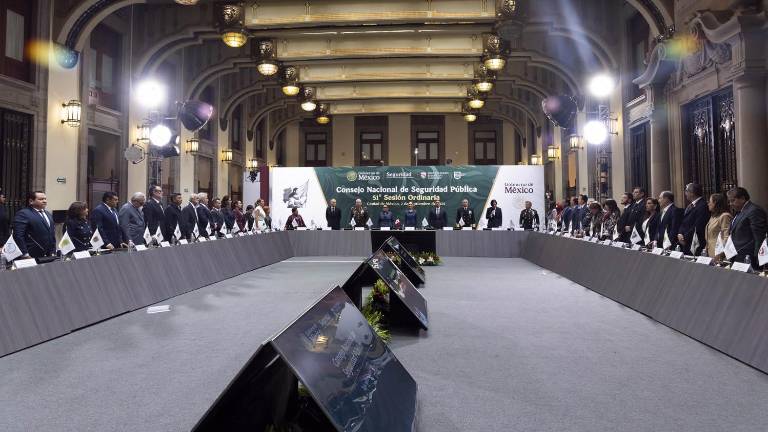 Sesión Ordinaria del Consejo Nacional de Seguridad Pública encabezada por la Presidenta Claudia Sheinbaum Pardo.