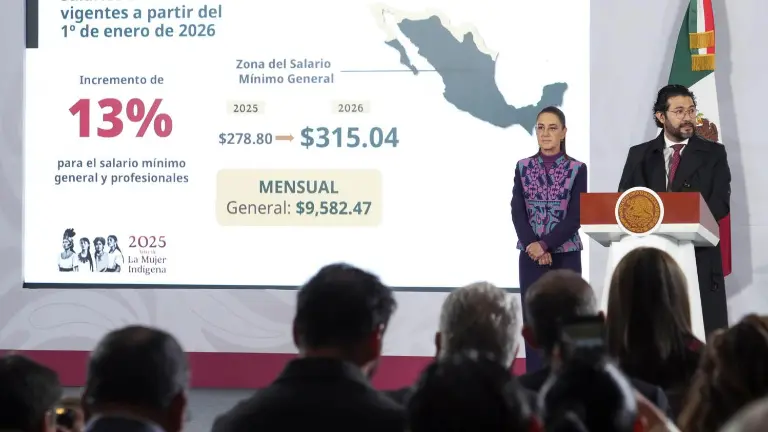 El Gobierno de México da a conocer el incremento al salario mínimo.