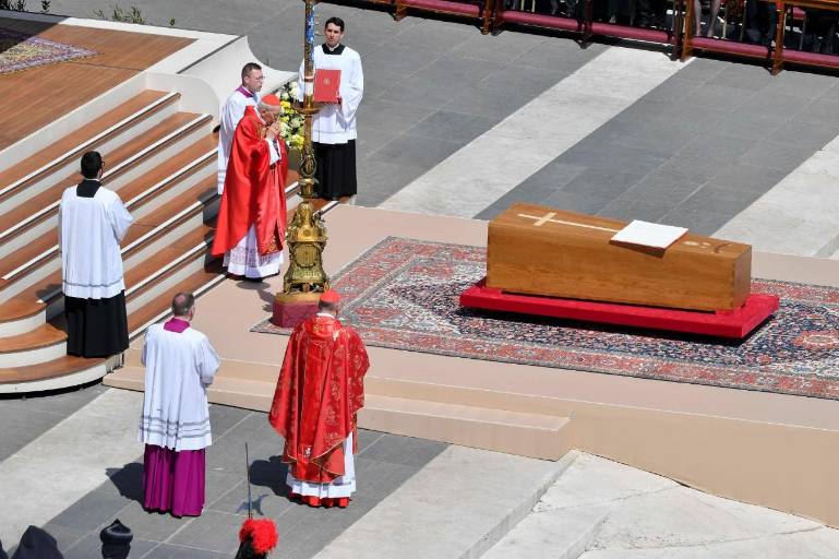Este es el texto de la homilía del funeral del Papa Francisco