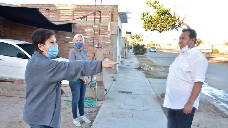 Fernando Pucheta Sánchez visitó la Colonia Los Magueyes.