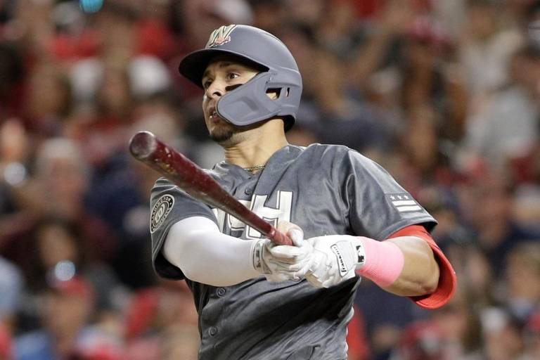 Detrás de un jonrón de Joey Meneses, Nacionales repite triunfo ante Marlins