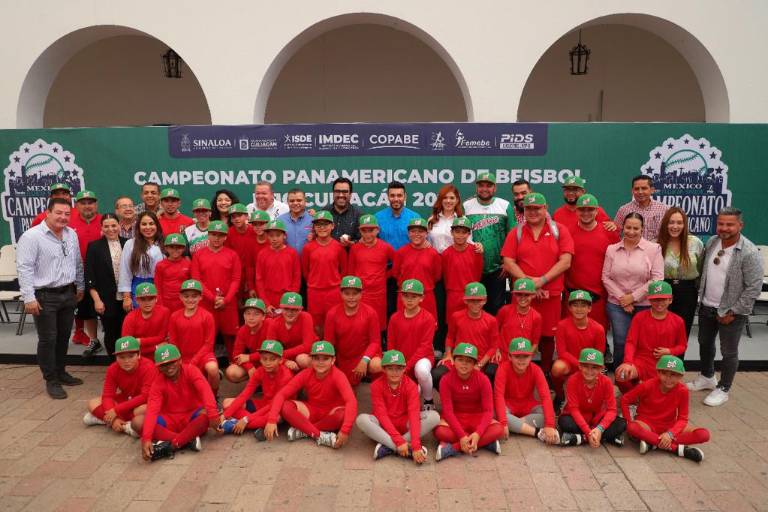 Presentan Panamericano de Beisbol U-10, en Culiacán