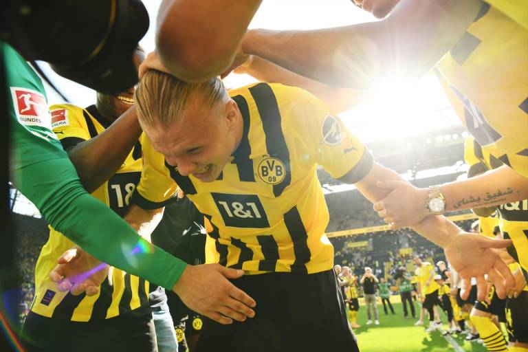 Erling Haaland se despide del Borussia Dortmund con gol