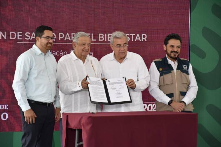 Firman IMSS y gobierno de Sinaloa convenio para implementar el Plan de Salud para el Bienestar