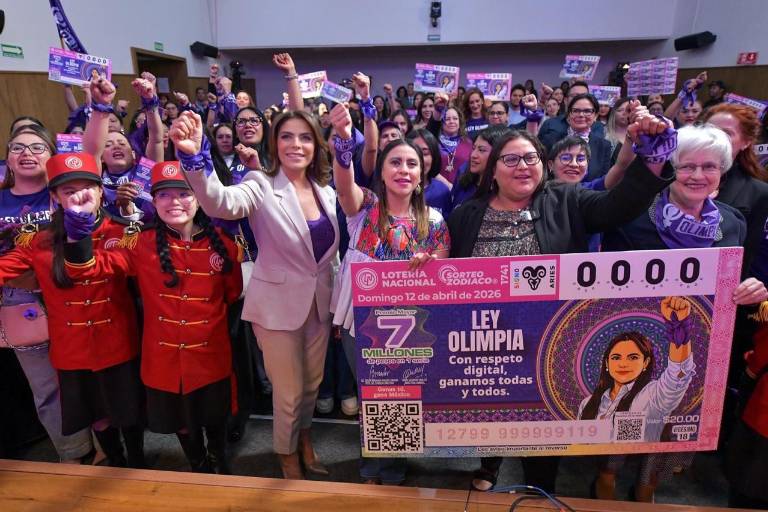 Billete de Lotería Nacional conmemora aniversario de la Ley Olimpia, hito histórico en la defensa de los derechos digitales de las mujeres
