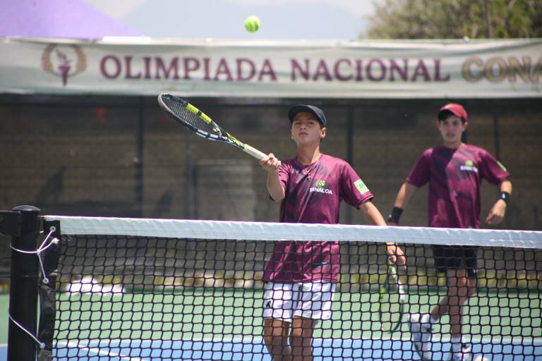 Sinaloa avanza con paso firme en tenis en la Olimpiada Nacional Conade 2025