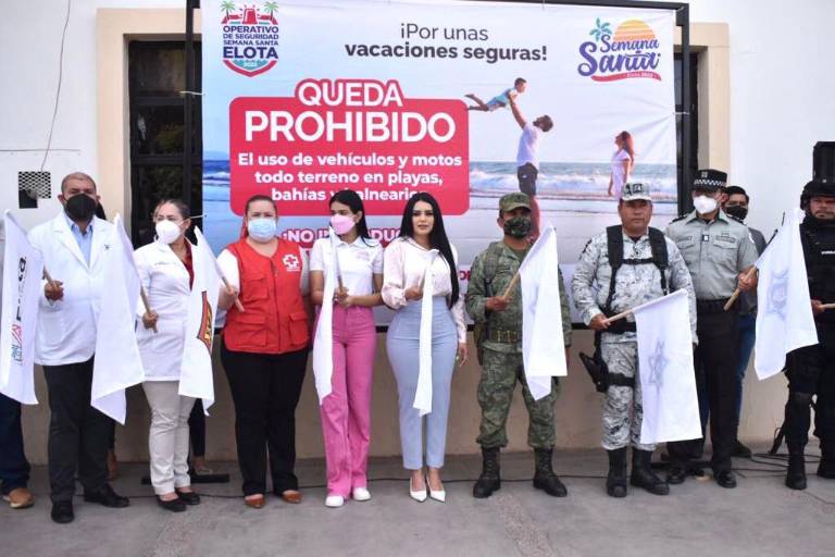 Arranca operativo de seguridad de Semana Santa en Elota