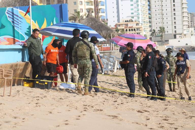 Reportan muerte de un hombre en el frente de playa de un hotel de Mazatlán