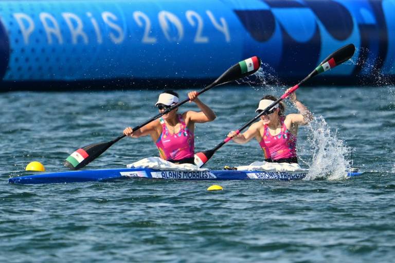Karina Alanís y Beatriz Briones, décimo lugar del canotaje en París 2024