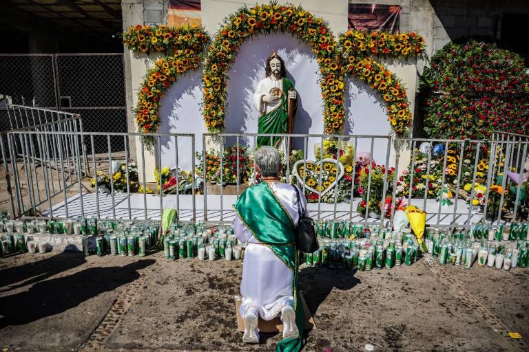 Pese a crisis de inseguridad, fieles en Culiacán demuestran su fe en San Judas Tadeo