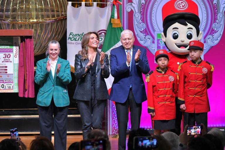 Presenta Lotería Nacional billete de Sorteo Superior que rinde homenaje al 30 aniversario de la Fundación Politécnico